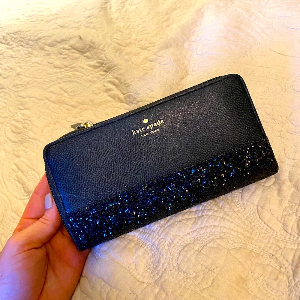 Kate Spade Greta Court Glitter Neda Wallet
